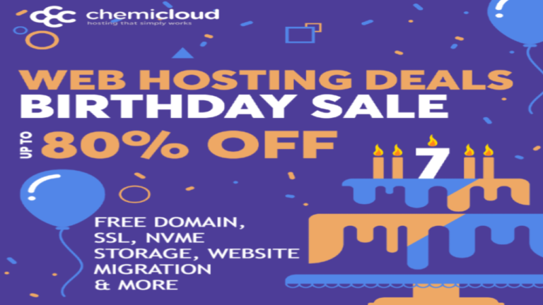 ChemiCloud Web Hosting: Save Up to 70% in 2023