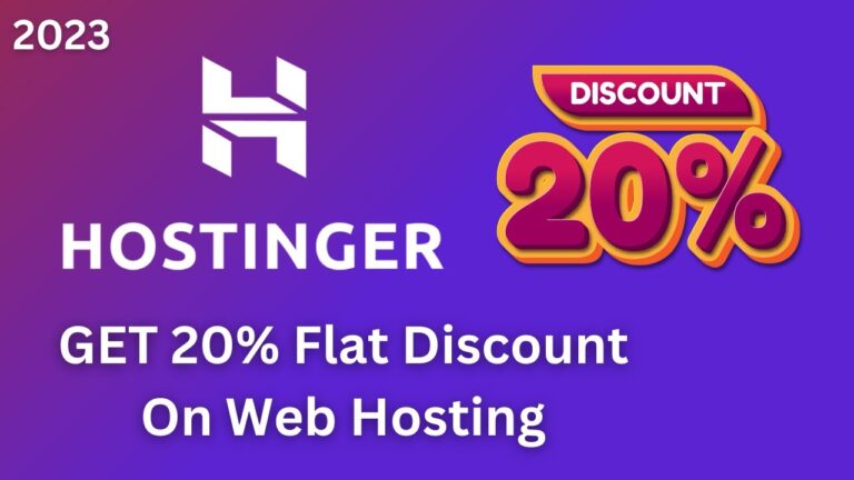 Get 20% OFF Hostinger Web Hosting: Save Big on Affordable, Reliable, and Secure Web Hosting